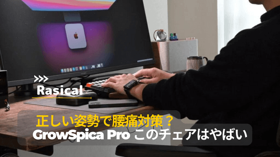 Grow Spica Pro グロウスピカプロ デスクチェア オットマン付 